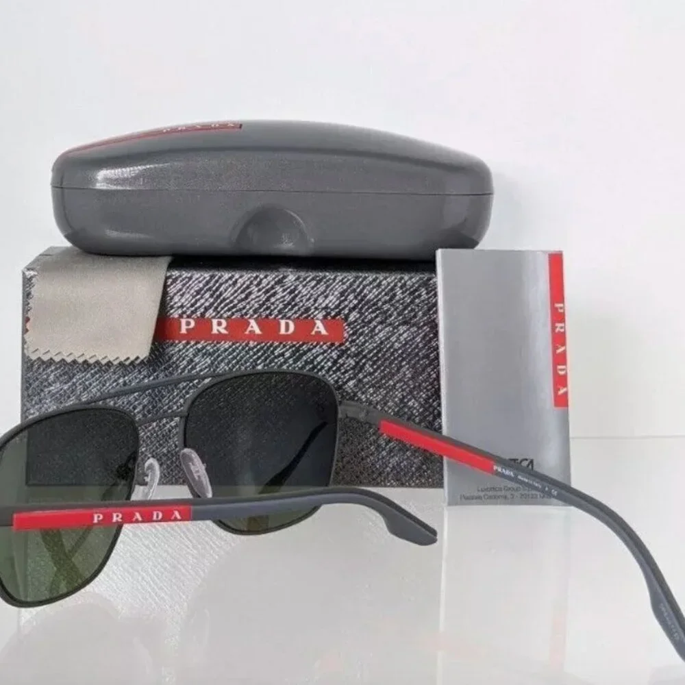 NEW Prada Sport 60mm Sunglasses Blue Tint